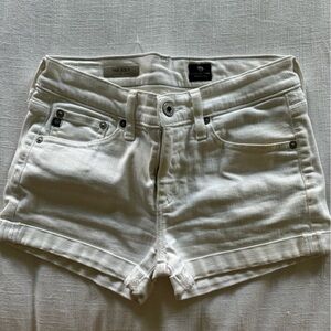 AG White Jean Shorts